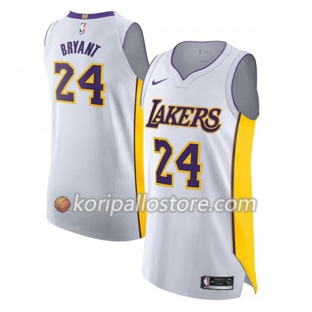Los Angeles Lakers Kobe Bryant 24 Nike 2017-18 Valkoinen Miesten Pelipaidat Swingman 